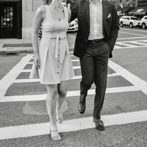 Tommy Hilfiger Fit & Flare Dress in Khaki - Engagement Photos - Picture 2 of 3